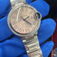 Cartier Ballon Bleu Stainless Steel Diamond 33 MM (Small Model) - Stainless Steel Bracelet - Pink Dial - W4BB0037