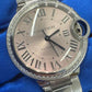 Cartier Ballon Bleu Stainless Steel Diamond 33 MM (Small Model) - Stainless Steel Bracelet - Pink Dial - W4BB0037