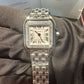 Cartier Panthére De Cartier Stainless Steel (Small Model) 22 MM - Stainless Steel Bracelet - Diamond Bezel - White Dial - W4PN0016