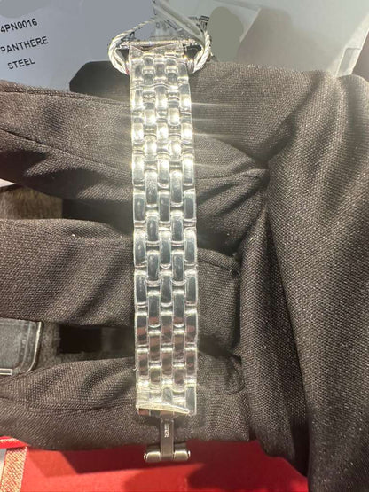 Cartier Panthére De Cartier Stainless Steel (Small Model) 22 MM - Stainless Steel Bracelet - Diamond Bezel - White Dial - W4PN0016