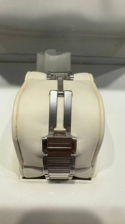 Cartier Tank Stainless Steel (Small Model) 25 MM - Stainless Steel Bracelet - Stainless Steel Bezel - White Dial - W51008Q3