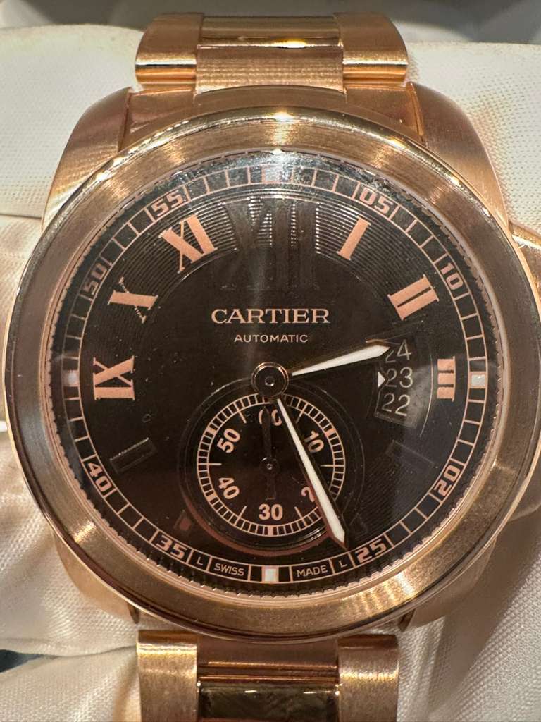 Cartier Calibre de Cartier - Rose Gold - 42 MM - Brown Dial - W7100040