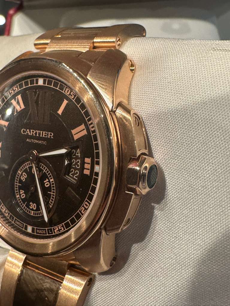 Cartier Calibre de Cartier - Rose Gold - 42 MM - Brown Dial - W7100040
