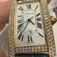 Cartier - Tank Americaine - Ladies Watch - 23.0 x 42.0 MM - Rose Gold - Silvered Dial - Diamond Bezel - WB704751