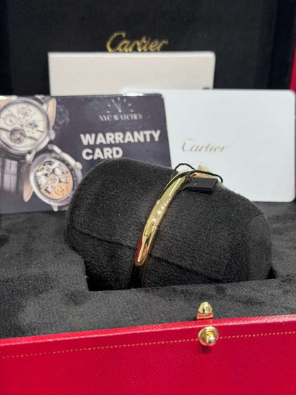 Cartier - Baignoire (Small model) - 23 MM - Yellow Gold - Silvered Dial - WGBA0025 - Size 16
