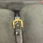 Cartier Baignoire Yellow Gold 24.6 MM (Mini model) - Black Patent Leather Strap - Silvered Dial - WGBA0075