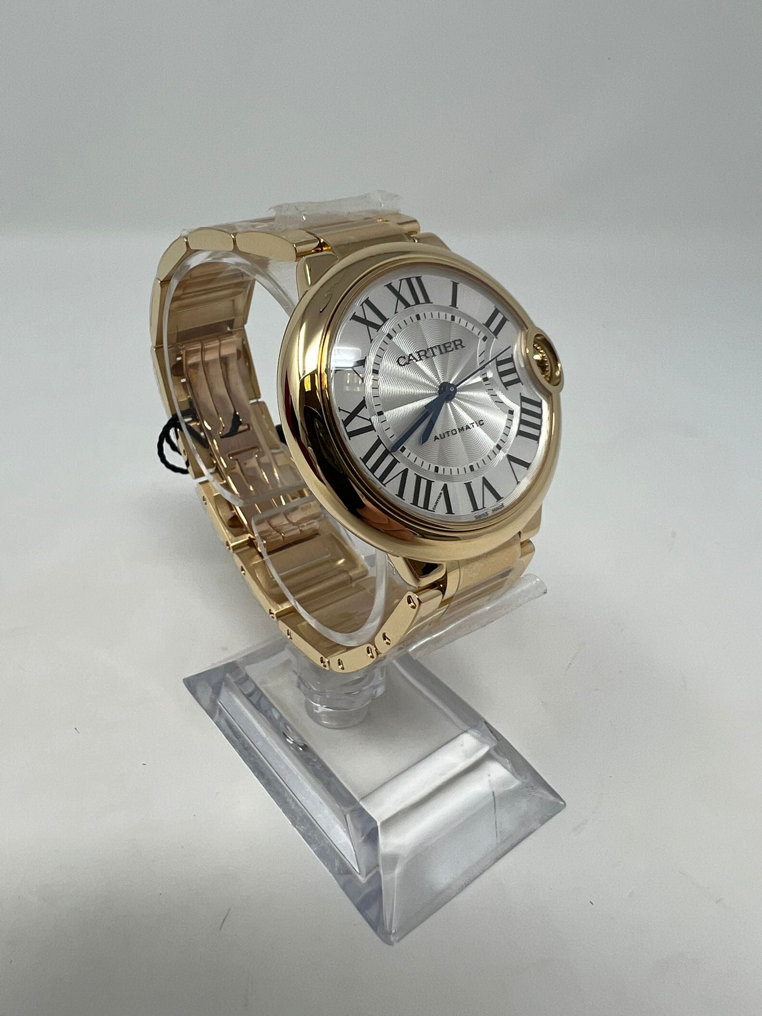 Cartier Ballon Bleu Yellow Gold 36 MM - Yellow Gold Bracelet - White Dial - WGBB0046