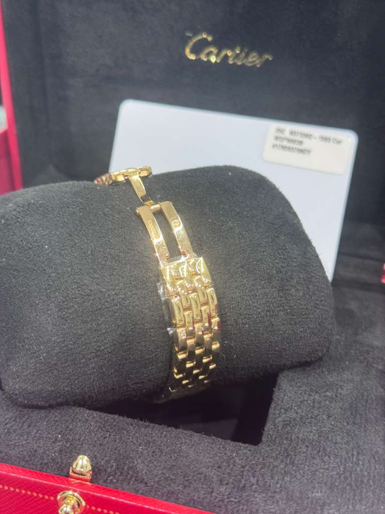 Cartier Panthére De Cartier Yellow Gold (Small Model) 23 x 30 MM - Yellow Gold Bracelet - Yellow Gold Bezel - White Dial - WGPN0038