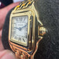 Cartier Panthére De Cartier Yellow Gold (Small Model) 23 x 30 MM - Yellow Gold Bracelet - Yellow Gold Bezel - White Dial - WGPN0038