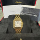 Cartier Panthére De Cartier Yellow Gold (Medium Model) 29 MM x 37 MM - Yellow Gold Bracelet - Yellow Gold Bezel - White Dial - WGPN0058
