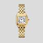 Cartier Panthére De Cartier Yellow Gold (Small Model) 23 x 30 MM - Yellow Gold Bracelet - Yellow Gold Bezel - Silvered Dial - WGPN0059
