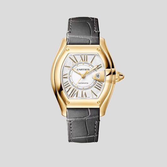 Cartier Roadster Watch - Yellow Gold - 42.5 MM - White Roman Dial - WGRD0011
