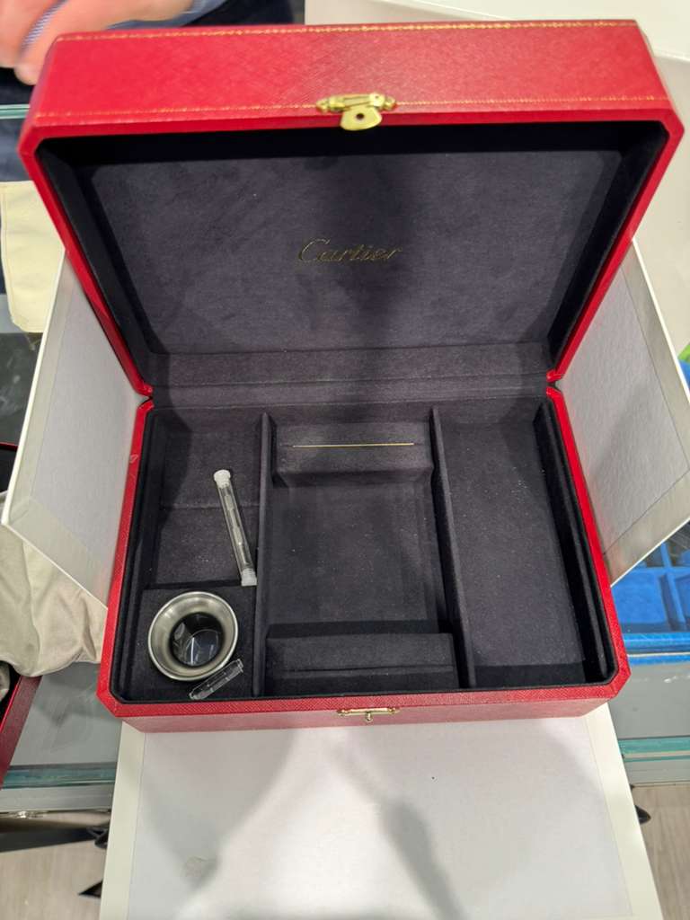 Cartier Santos de Cartier Steel 39.8 MM (Large model) - Steel Bracelet - Openworked Dial - WHSA0007