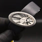 Cartier Baignoire Hypnose de Cartier White Gold 23 x 44 mm - Black Alligator Leather Bracelet - Silvered Dial - Diamond Bezel - WJ301949