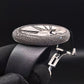Cartier Baignoire Hypnose de Cartier White Gold 23 x 44 mm - Black Alligator Leather Bracelet - Silvered Dial - Diamond Bezel - WJ301949