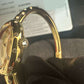 Cartier - Baignoire Polka Dot Mini Model Size 15 - 24.6 MM x 18.7 MM - Yellow Gold - Golden Dial - WJBA0063