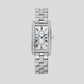 Cartier Tank White Gold Diamond (Small Model) 35.4 MM - Diamond Bracelet - White Gold Diamond Bezel - Silver Dial - WJTA0068