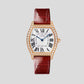 Cartier Tortue Watch - Rose Gold - 38.8 MM - Diamond Bezel - Silvered Sunray Flinqué Dial - WJTO0009