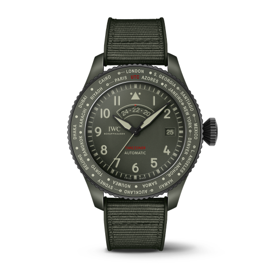 IWC Pilot's - Ceramic - 46 MM - Green Dial - IW395601  nyc watcher nyc watches