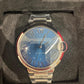 Cartier Ballon Bleu Stainless Steel 40 MM - Stainless Steel Bracelet - Blue Dial - WSBB0061