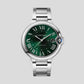 Cartier Ballon Bleu Stainless Steel 40 MM (Large Model) - Stainless Steel Bracelet - Sunray Brushed Dark Green Dial - WSBB0071