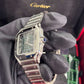 Cartier - Santos - 35 MM - Stainless Steel - Graduated Green Dial - WSSA0061