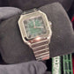 Cartier - Santos - 35 MM - Stainless Steel - Graduated Green Dial - WSSA0061