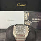 Cartier Santos de Cartier Stainless Steel 39.8 MM (Large Model) - Black Dial - WSSA0096