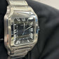 Cartier Santos de Cartier Stainless Steel 39.8 MM (Large Model) - Black Dial - WSSA0096