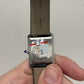 Cartier - Tank Must - Large Model - 33.7 MM x 25.5 MM - Stainless Steel - Black Lacquered Dial - Black Alligator Leather Strap - WSTA0108