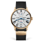 Ulysse Nardin Marine Rose Gold 42 MM - Black Rubber Strap - White Dial - 1182-310-3/40