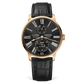 Ulysse Nardin Marine Rose Gold 42 MM -  Black Leather Strap - Black Dial - 1182-310/42