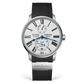 Ulysse Nardin Marine Stainless Steel 42 MM -  Black Rubber Strap - White Dial - 1183-310-3/40