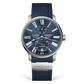 Ulysse Nardin Marine Stainless Steel 42 MM -  Blue Rubber Strap - Blue Dial - 1183-310-3/43