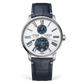 Ulysse Nardin Marine Stainless Steel 42 MM -  Blue Leather Strap - White Dial - 1183-310LE-0A-175/1B