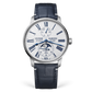 Ulysse Nardin Marine Stainless Steel 42 MM -  Blue Leather Strap - White Dial - 1193-310LE-0A-175/1A