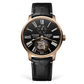Ulysse Nardin Marine Rose Gold 42 MM - Black Leather Strap - Black Dial - 1282-310LE-2AE-175/1A