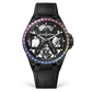 Ulysse Nardin Blast Tourbillon Black Rainbow Case 45 MM - Black Leather Strap - Sapphire Bezel - Skeleton Dial - 1723-400B1LE-2B-RAIN/1A