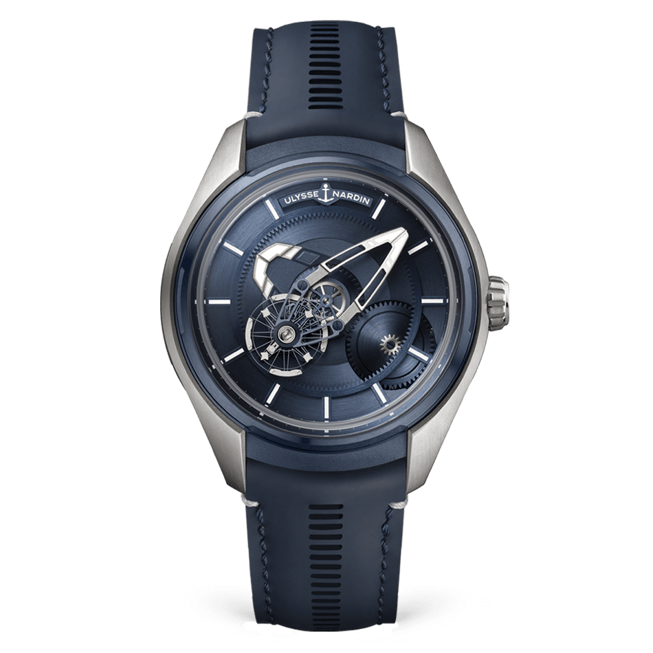 Ulysse Nardin Freak Titanium 43 MM -  Blue Leather Strap - Blue Dial - 2303-270.1/03