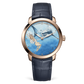 Ulysse Nardin Classico Rose Gold 40 MM - Blue Leather Strap - Blue Artistic Dial - 3202-136LE-2/MANARA.04