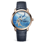 Ulysse Nardin Classico Rose Gold 40 MM - Blue Leather Strap - Blue Artistic Dial - 3202-136LE-2/MANARA.05