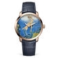 Ulysse Nardin Classico Rose Gold 40 MM - Blue Leather Strap - Blue Artistic Dial - 3202-136LE-2/MANARA.06