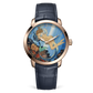 Ulysse Nardin Classico Rose Gold 40 MM - Blue Leather Strap - Blue Artistic Dial - 3202-136LE-2/MANARA.07