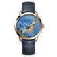 Ulysse Nardin Classico Rose Gold 40 MM - Blue Leather Strap - Blue Artistic Dial - 3202-136LE-2/MANARA.08