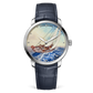 Ulysse Nardin Classico Stainless Steel 40 MM -  Blue Leather Strap - Blue Artistic Dial - 3203-136LE-2/MANARA.01