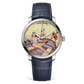 Ulysse Nardin Classico Stainless Steel 40 MM -  Blue Leather Strap - Yellow Artistic Dial - 3203-136LE-2/MANARA.02