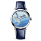 Ulysse Nardin Classico Stainless Steel 40 MM -  Blue Leather Strap - Blue Artistic Dial - 3203-136LE-2/MANARA.04