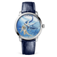 Ulysse Nardin Classico Stainless Steel 40 MM -  Blue Leather Strap - Blue Artistic Dial - 3203-136LE-2/MANARA.05