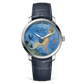 Ulysse Nardin Classico Stainless Steel 40 MM -  Blue Leather Strap - Blue Artistic Dial - 3203-136LE-2/MANARA.08