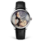 Ulysse Nardin Classico Stainless Steel 40 MM -  Black Leather Strap - Grey Artistic Dial - 3203-136LE-9A-MANARAD/1A